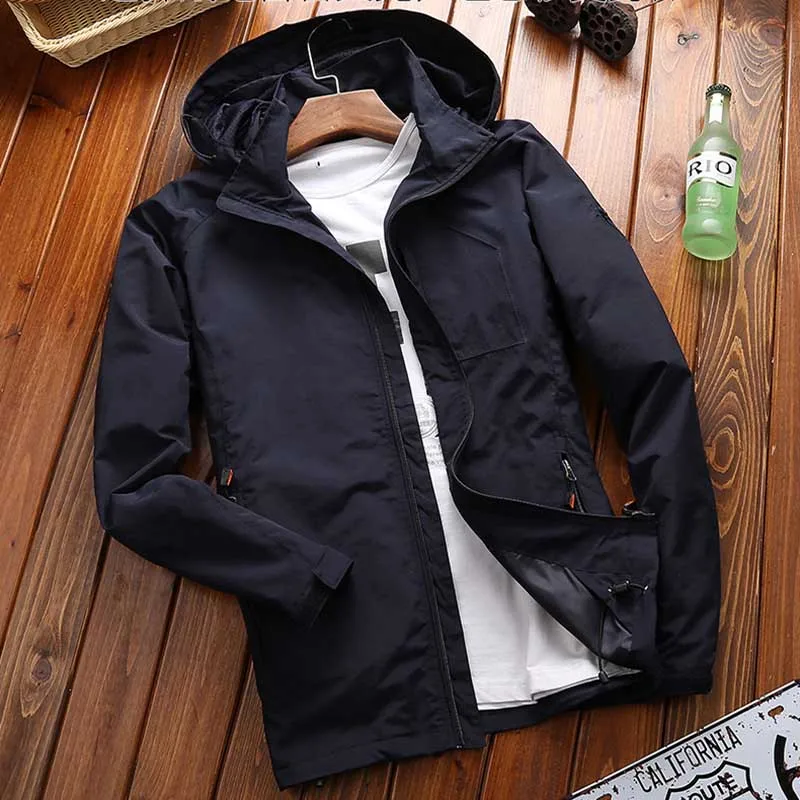 Spring Autumn Hooded Jacket Men Casual Coat Windbreaker Military Style Bomber Jacket Male Clothes Zipper Pocket Plus Size M-6XL
Spring Autumn Hooded Jacket Men Casual Coat Windbreaker Military Style Bomber Jacket Male Clothes Zipper Pocket Plus Size M-6XL
