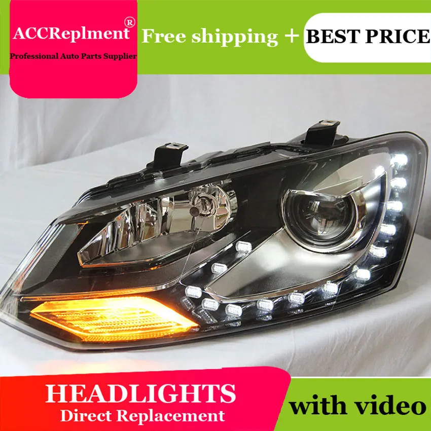 car styling For VW polo headlights angel eyes 2011-2015 For VW polo LED light bar Q5 bi xenon lens LED Bulb projector LED Bulb
car styling For VW polo headlights angel eyes 2011-2015 For VW polo LED light bar Q5 bi xenon lens LED Bulb projector LED Bulb