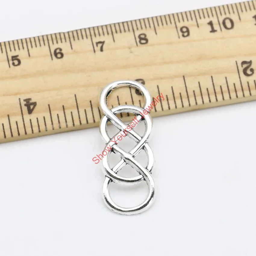 10pcs Antique Silver Plated Chinese Knot Connectors Charm Pendant Jewelry Making Findings Accessories DIY Handmade Craft 33x13mm
10pcs Antique Silver Plated Chinese Knot Connectors Charm Pendant Jewelry Making Findings Accessories DIY Handmade Craft 33x13mm