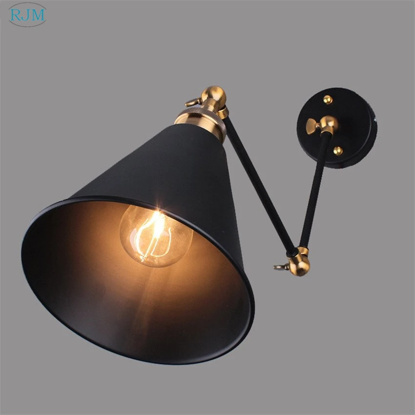 Retro Industrial Loft Iron Art Wall Light Creative Simple Long Arm Wall Lamp Adjustable Handle for Aisle Restaurant Bar Lighting
Retro Industrial Loft Iron Art Wall Light Creative Simple Long Arm Wall Lamp Adjustable Handle for Aisle Restaurant Bar Lighting