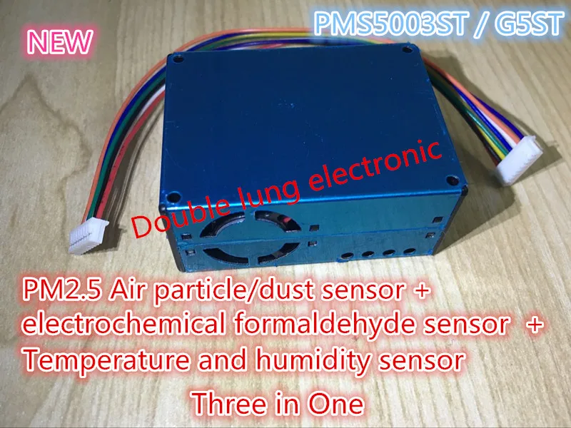 PMS5003ST G5ST Sensor Module PM2.5 Formaldehyde Temperature and Humidity laser Sensor Digital Module Electronic DIY + CABLE
PMS5003ST G5ST Sensor Module PM2.5 Formaldehyde Temperature and Humidity laser Sensor Digital Module Electronic DIY + CABLE