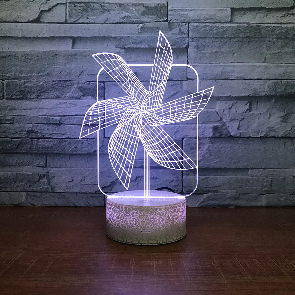 Windmill LED Night Light 7 Color Change Desk Light Action Figures Boys Girls Birthday Toys 137
Windmill LED Night Light 7 Color Change Desk Light Action Figures Boys Girls Birthday Toys 137