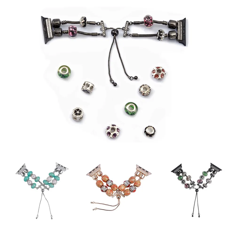 For Apple Watch Band Series 5 4 3 2 1 38MM 42MM 40MM 44MM Fashion Luxury Fine DIY Beaded Women Stainless Steel Strap Wristband
For Apple Watch Band Series 5 4 3 2 1 38MM 42MM 40MM 44MM Fashion Luxury Fine DIY Beaded Women Stainless Steel Strap Wristband