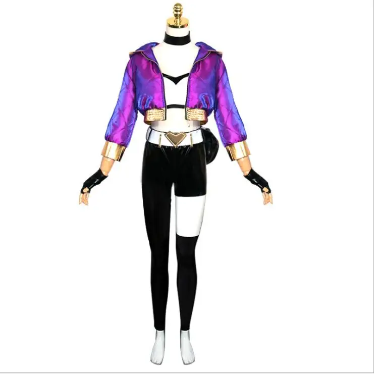 Game LOL KDA K/DA Ahri Akali Kaisa Evelynn Cosplay Costume PU Leather Uniform Full Set Halloween costume for women
Game LOL KDA K/DA Ahri Akali Kaisa Evelynn Cosplay Costume PU Leather Uniform Full Set Halloween costume for women