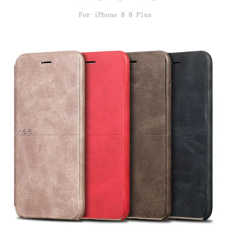 X-Level Leather Phone Case For iPhone 8 7 Plus Ultra thin Flip Full Protective Cover For iPhone XS MAX 8 7 6 6S PLUS 5 5S SE
X-Level Leather Phone Case For iPhone 8 7 Plus Ultra thin Flip Full Protective Cover For iPhone XS MAX 8 7 6 6S PLUS 5 5S SE