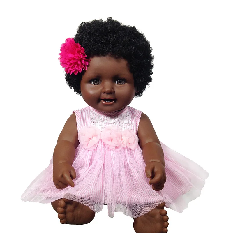 45cm Vinyl newborn Baby ethnic doll real reborn black skin dolls babies american bonecas princess kids birthday presents
45cm Vinyl newborn Baby ethnic doll real reborn black skin dolls babies american bonecas princess kids birthday presents