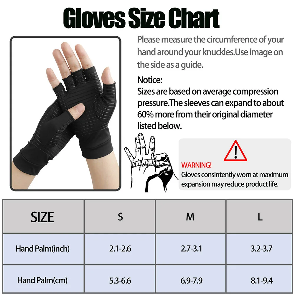 Good Healthy Copper Fiber Compression Arthritis Gloves Pain Relief Wrist Joints Support Brace
Good Healthy Copper Fiber Compression Arthritis Gloves Pain Relief Wrist Joints Support Brace