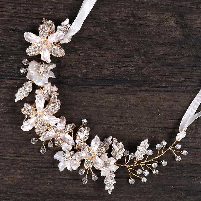 Shell Flower Headbands For Bride Wedding Hair Jewelry Flower Bride's Hair Band Accessories For Women Jewelry
Shell Flower Headbands For Bride Wedding Hair Jewelry Flower Bride's Hair Band Accessories For Women Jewelry