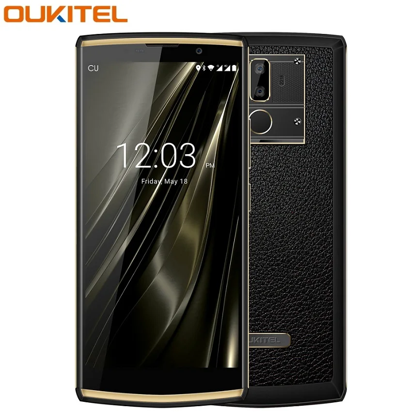 Смартфон OUKITEL K7 4G 6 0 дюймов Android 8 1 MTK6750T Восьмиядерный 4 Гб + 64 13 МП 2MP отпечаток