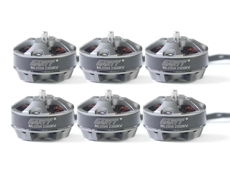 Бесщеточный двигатель Gleagle's 6 шт. ML 2204 2300KV для QAV FPV 210 250 300 Мультикоптер
