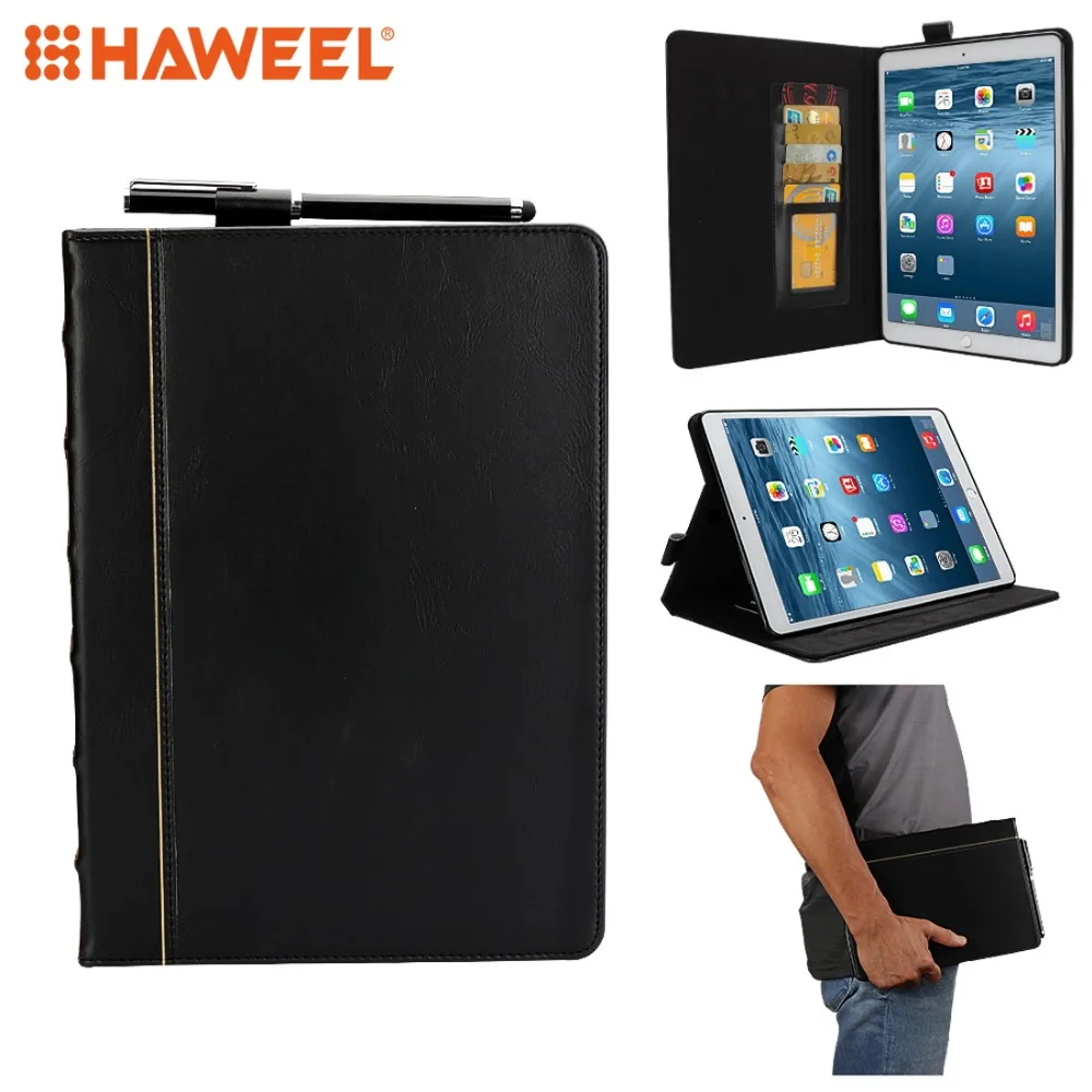 Haweel Tablet Case Bible Style Business Horizontal Flip Leather Case for iPad 9.7 (2018) / (2017) & Pro 9.7 & Air 2 & Air
Haweel Tablet Case Bible Style Business Horizontal Flip Leather Case for iPad 9.7 (2018) / (2017) & Pro 9.7 & Air 2 & Air