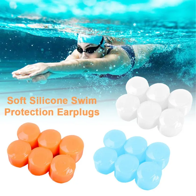 3 pair Waterproof Silicone Soft Water Sports Earplugs Showering Protective Earplugs Swimming Earplugs Anti-noise Earmuffs
3 pair Waterproof Silicone Soft Water Sports Earplugs Showering Protective Earplugs Swimming Earplugs Anti-noise Earmuffs