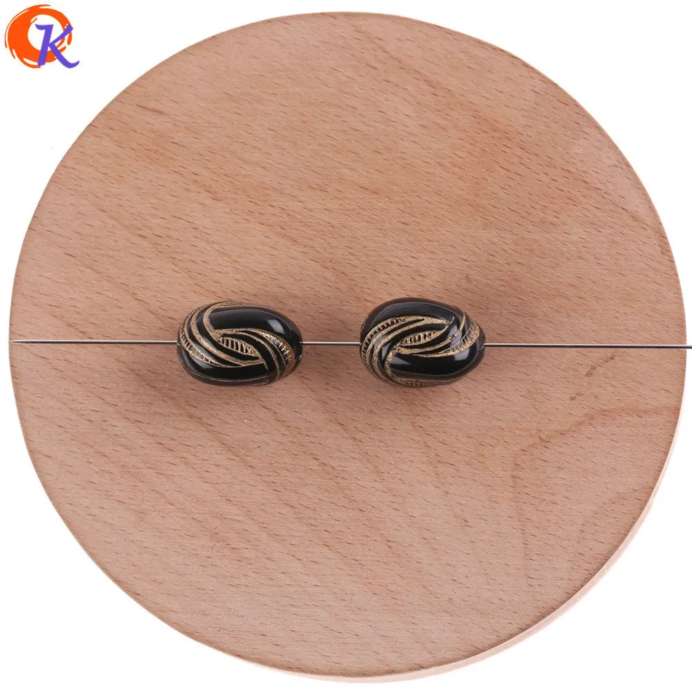 Cordial Design 14x18mm 250pcs Acrylic Bead/Black Beads With Gold Line/Antique Bead/Oval Shape/Beads For Jewelry Accessories
Cordial Design 14x18mm 250pcs Acrylic Bead/Black Beads With Gold Line/Antique Bead/Oval Shape/Beads For Jewelry Accessories