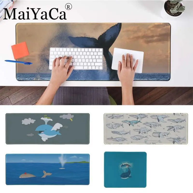 Фото Новый дизайн игровой коврик для мыши MaiYaCa с Китом большой геймерский