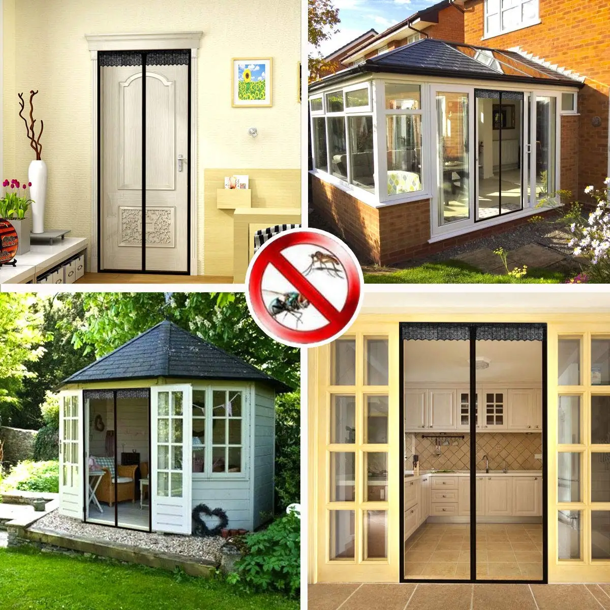 Summer Anti Mosquito&Fly Insect Bug Net Curtains Magnetic Door Mesh Screen Heavy Fabric Screen Full Frame Adhesive Wire Strip
Summer Anti Mosquito&Fly Insect Bug Net Curtains Magnetic Door Mesh Screen Heavy Fabric Screen Full Frame Adhesive Wire Strip