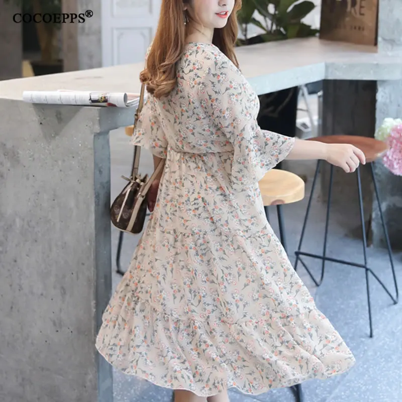 2019 New Fashionable Summer Plus Size Floral Print Women Dress Elegant Casual Dress Sexy V-neck Big Size Beach Dresses Veatidos
2019 New Fashionable Summer Plus Size Floral Print Women Dress Elegant Casual Dress Sexy V-neck Big Size Beach Dresses Veatidos