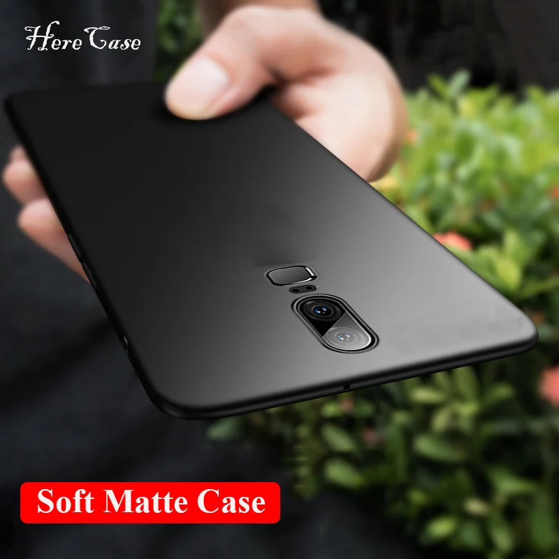 Здесь чехол Чехол для OnePlus 6 One Plus 360 Защитная мягкая Матовая силиконовая задняя