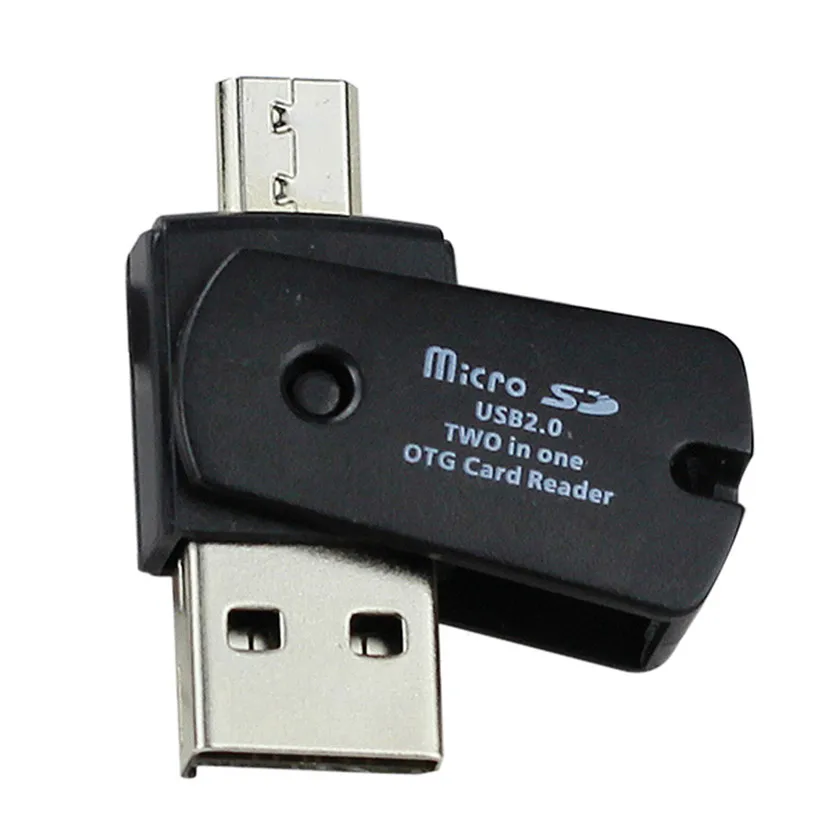 

OTG Micro USB to USB 2.0 Micro SD TF Card Reader Adapter For Android Phone drop shipping 0630