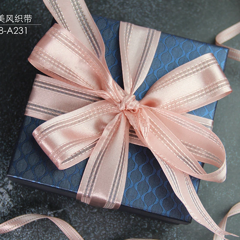 50yards Woven Stitched Organza Edges Satin Ribbon Wedding Party High Quality Craft 8 Colors Available
50yards Woven Stitched Organza Edges Satin Ribbon Wedding Party High Quality Craft 8 Colors Available