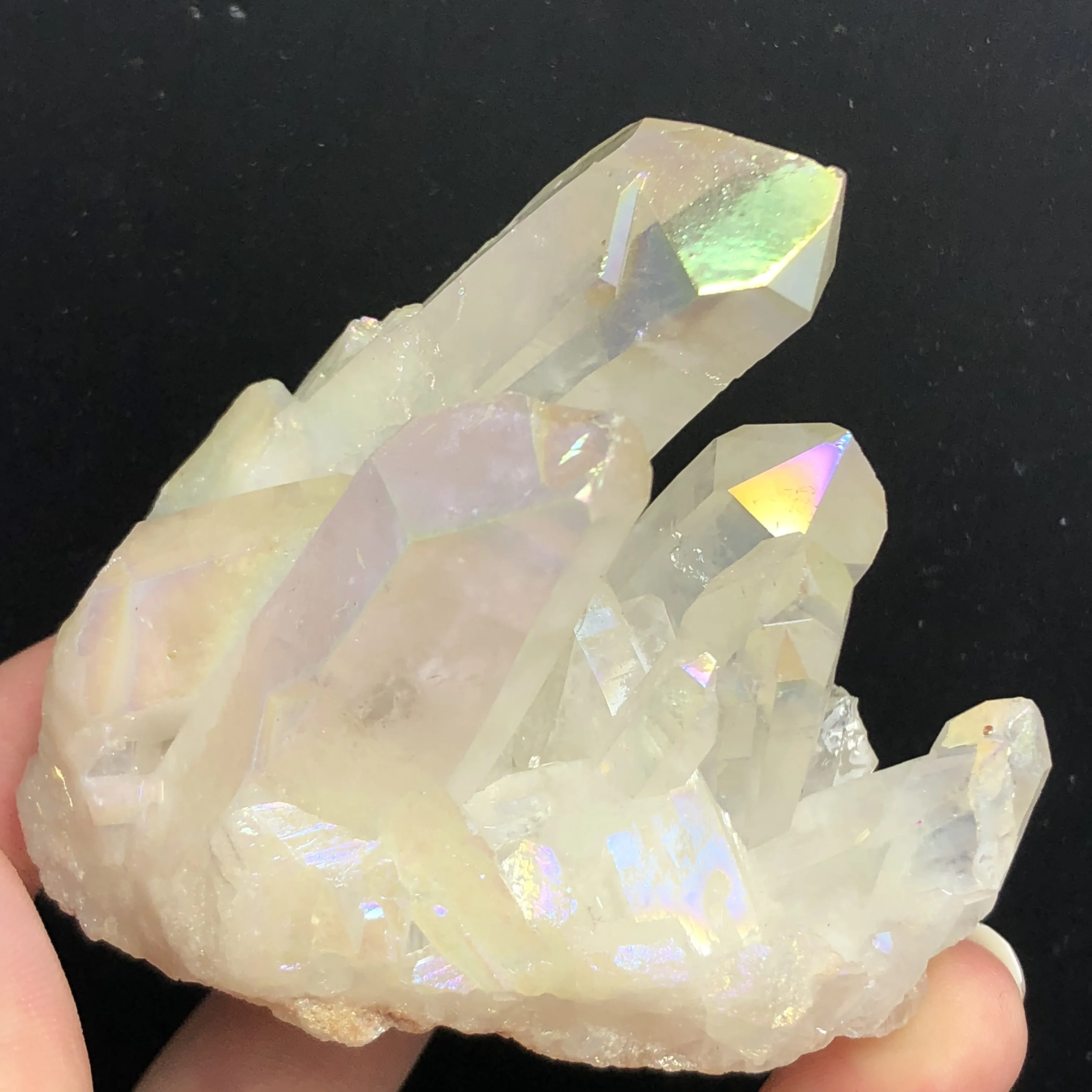 Beautiful Aura Crystal Cluster Angel Aura Titanium Quartz Crystal Stunning Rainbow Specimen Minerals Reiki Healing Chakra Home
Beautiful Aura Crystal Cluster Angel Aura Titanium Quartz Crystal Stunning Rainbow Specimen Minerals Reiki Healing Chakra Home