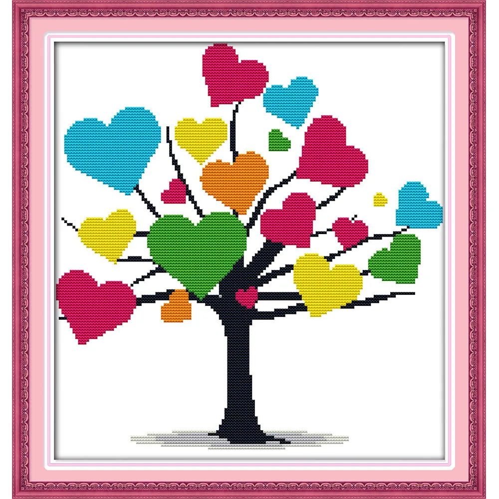 NKF Colorful Tree Handcraft Needlepoint Kit Counted Stamped Canvas Chinese Cross Stitch Set for Home Decor
NKF Colorful Tree Handcraft Needlepoint Kit Counted Stamped Canvas Chinese Cross Stitch Set for Home Decor
