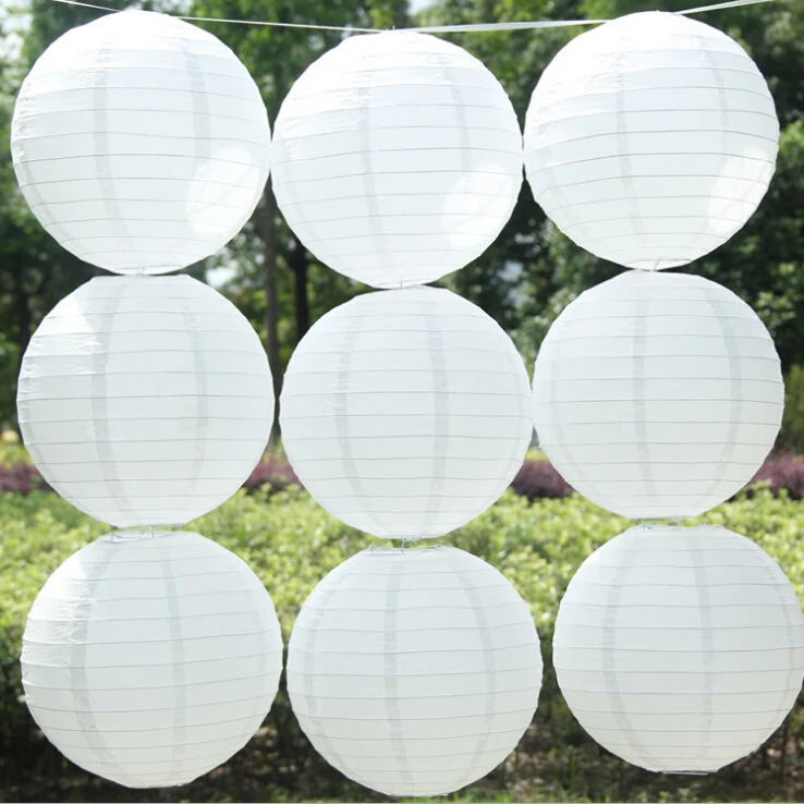 5pcs/lot 12 Inch 30cm White Paper Lanterns For Birthday Party Baby Shower and Wedding Decoration Hanging Paper Lanterns
5pcs/lot 12 Inch 30cm White Paper Lanterns For Birthday Party Baby Shower and Wedding Decoration Hanging Paper Lanterns