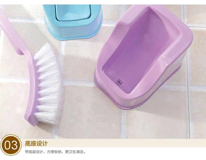 1PC Toilet Brush Fashion PP handle with a base toilet, toilet brush creative decontamination suit KP013
1PC Toilet Brush Fashion PP handle with a base toilet, toilet brush creative decontamination suit KP013