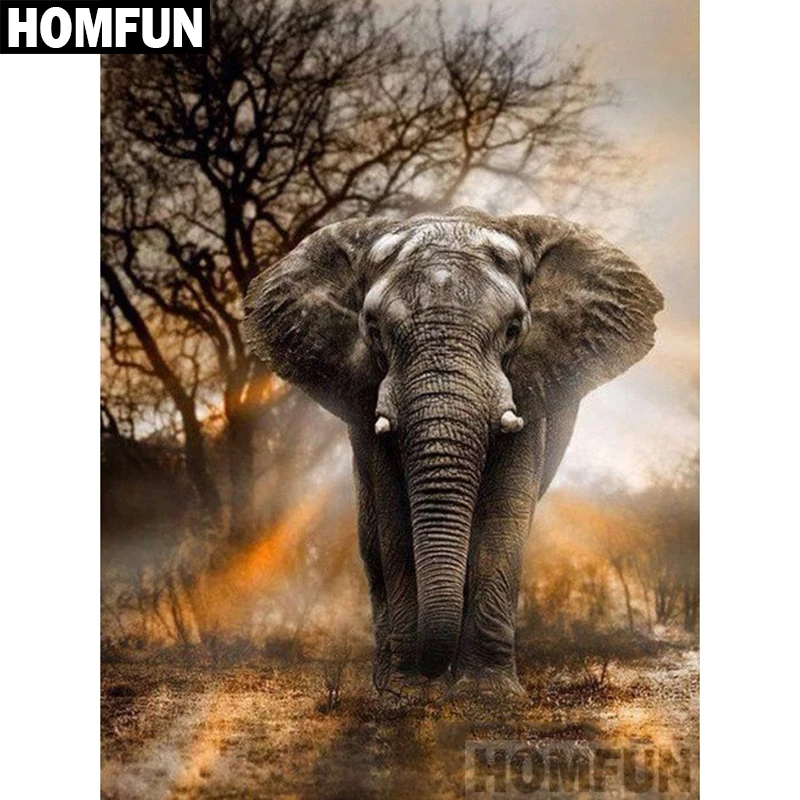HOMFUN Full Square/Round Drill 5D DIY Diamond Painting "Sunset elephant" Embroidery Cross Stitch 5D Home Decor Gift A02357
HOMFUN Full Square/Round Drill 5D DIY Diamond Painting "Sunset elephant" Embroidery Cross Stitch 5D Home Decor Gift A02357