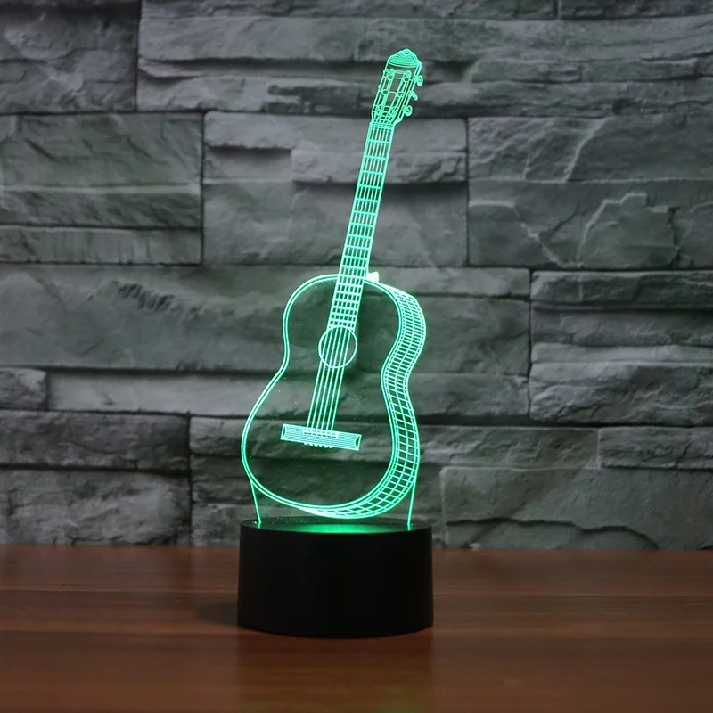 Guitar led Table Lamp For Bedroom Novelty Product Creative 3d Desk Lamp Visual Stereoscopic Acrylic Touch Nightlight
Guitar led Table Lamp For Bedroom Novelty Product Creative 3d Desk Lamp Visual Stereoscopic Acrylic Touch Nightlight