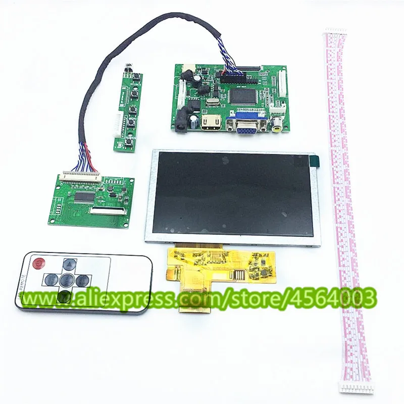 5 inch 800*480 display for Raspberry Pi HD LCD monitor HDMI VGA screen AR Face recognition lcds driver board audio Controller
5 inch 800*480 display for Raspberry Pi HD LCD monitor HDMI VGA screen AR Face recognition lcds driver board audio Controller