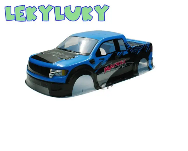 LEKYLUKY 1/10 ПВХ Окрашенный корпус для R/C большой фут грузовик размер: 430*193 мм колесное