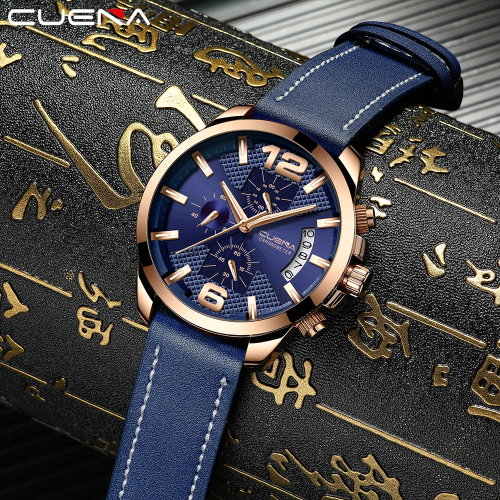 Mens Watches Top Brand Luxury Chronograph Quartz Relojes Hombre Leather Strap Wrist Watch New Arrival Promotion Man Clock
Mens Watches Top Brand Luxury Chronograph Quartz Relojes Hombre Leather Strap Wrist Watch New Arrival Promotion Man Clock