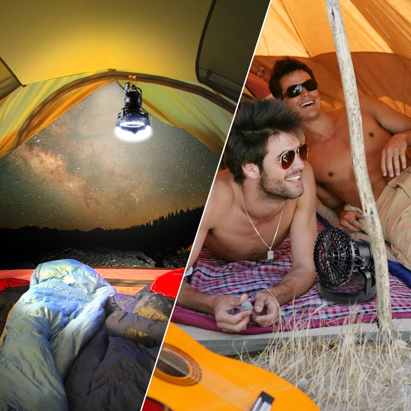 Portable LED Camping Lantern Light with Ceiling Fan 2-In-1 18 Leds Super Bright Outdoor Led Lamp Multifunction Hiking Tent Light
Portable LED Camping Lantern Light with Ceiling Fan 2-In-1 18 Leds Super Bright Outdoor Led Lamp Multifunction Hiking Tent Light