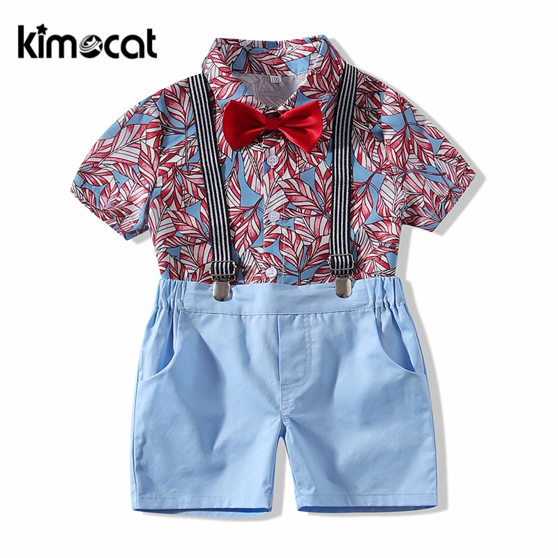 Kimocat, одежда для маленьких мальчиков, рубашка с коротким рукавом + комбинезоны, летний костюм джентльмена, комплект одежды для мальчиков, кра...
Kimocat, одежда для маленьких мальчиков, рубашка с коротким рукавом + комбинезоны, летний костюм джентльмена, комплект одежды для мальчиков, кра...