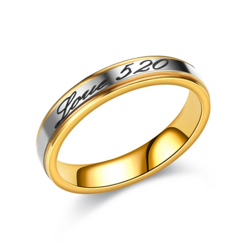 Новое поступление высокое качество кольцо с надписью Love для женщин и мужчин