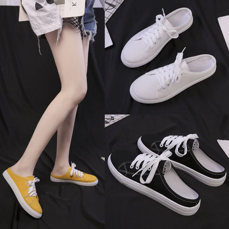 Prowow Women's casual shoes students wild Korean version of the retro candy color no heel lazy shoes tide summer sneakers
Prowow Women's casual shoes students wild Korean version of the retro candy color no heel lazy shoes tide summer sneakers
