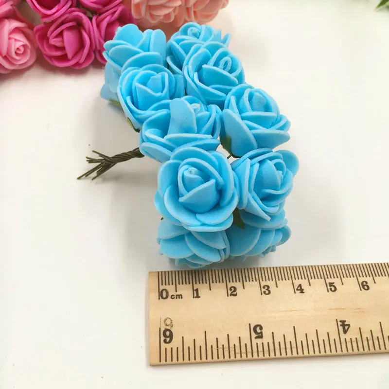 HINDJEF 12pcs/ 2cm Multicolor PE Foam rose Mini Flower Artificial Rose Flowers Bouquet wedding decorative flowers wreaths
HINDJEF 12pcs/ 2cm Multicolor PE Foam rose Mini Flower Artificial Rose Flowers Bouquet wedding decorative flowers wreaths