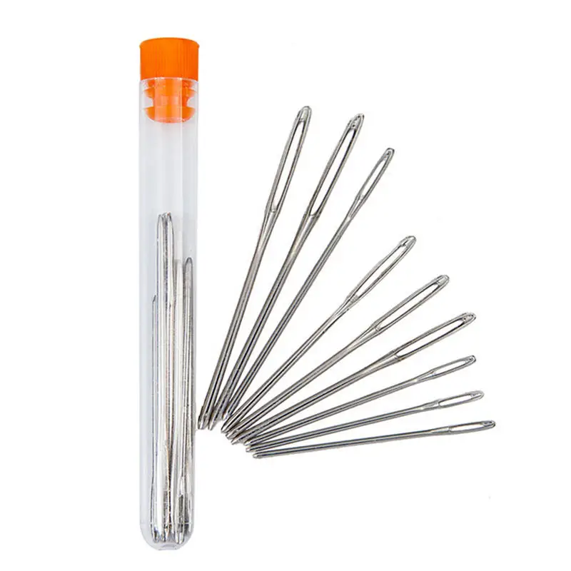 1 Set 20/9PCs Stainless Steel Sewing Needle Large Eye Cross Stitch Embroidery Knitting Sewing Accessory Needlework Tool 11*1.2cm
1 Set 20/9PCs Stainless Steel Sewing Needle Large Eye Cross Stitch Embroidery Knitting Sewing Accessory Needlework Tool 11*1.2cm