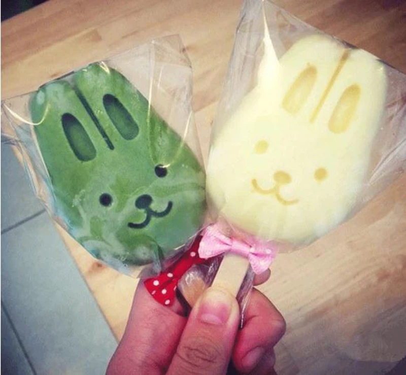 New 2 Cavities Bunny Rabbit Cartoon Animal Shape Chocolate Silicone Lollipop Ice Cream Cube Popsicle Mold Cake Pops Candy Moulds
New 2 Cavities Bunny Rabbit Cartoon Animal Shape Chocolate Silicone Lollipop Ice Cream Cube Popsicle Mold Cake Pops Candy Moulds