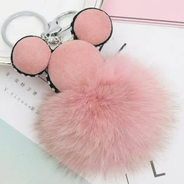 Lovely Mickey 8cm Luxury Fluffy Real Fox Fur Ball Pom Pom Plush Genuine Fur Key Chain Keychain Metal Ring Pendant Bag Charm
Lovely Mickey 8cm Luxury Fluffy Real Fox Fur Ball Pom Pom Plush Genuine Fur Key Chain Keychain Metal Ring Pendant Bag Charm