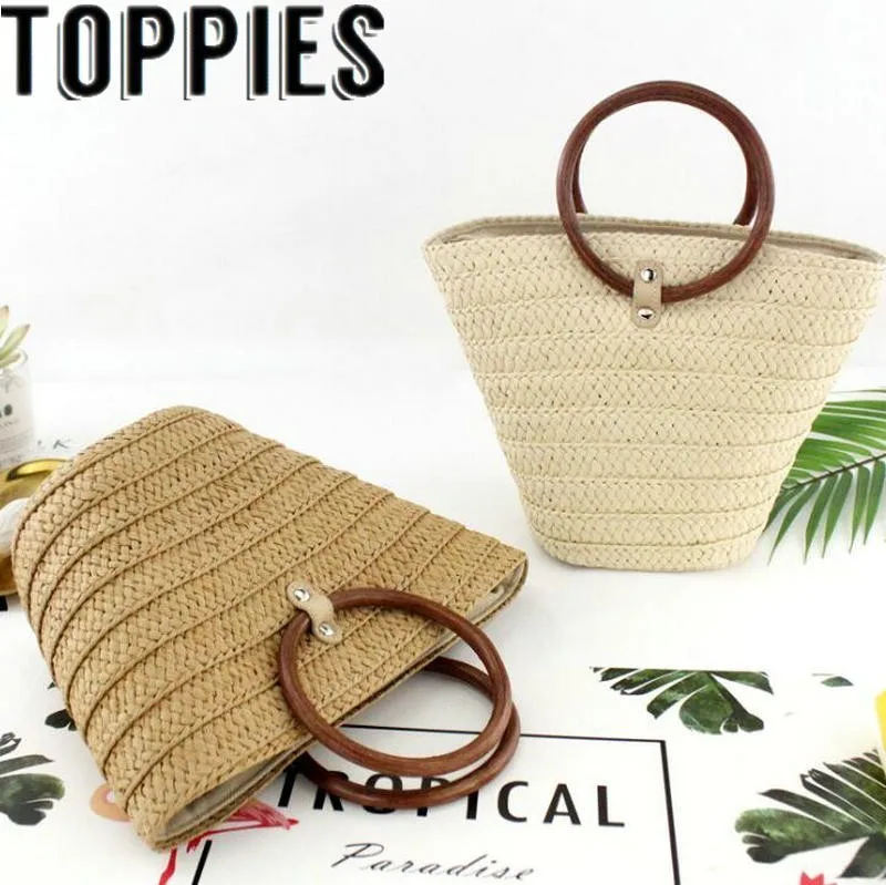 2019 Summer Beach Holiday Straw Bag Drawstring Tote Handbags With Wood Handle Korean Fashion Summer Straw Bag
2019 Summer Beach Holiday Straw Bag Drawstring Tote Handbags With Wood Handle Korean Fashion Summer Straw Bag