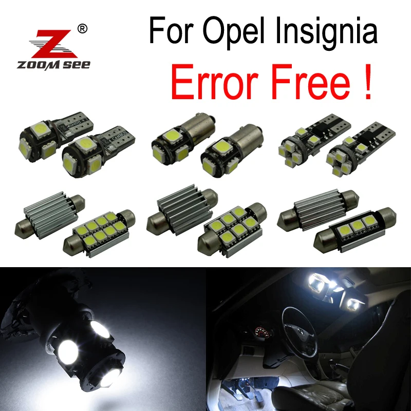 20pc LED door mirror bulb + LED Interior dome map Light Kit for Opel for Insignia Saloon Estate Hatchback 2008 to 2016
20pc LED door mirror bulb + LED Interior dome map Light Kit for Opel for Insignia Saloon Estate Hatchback 2008 to 2016