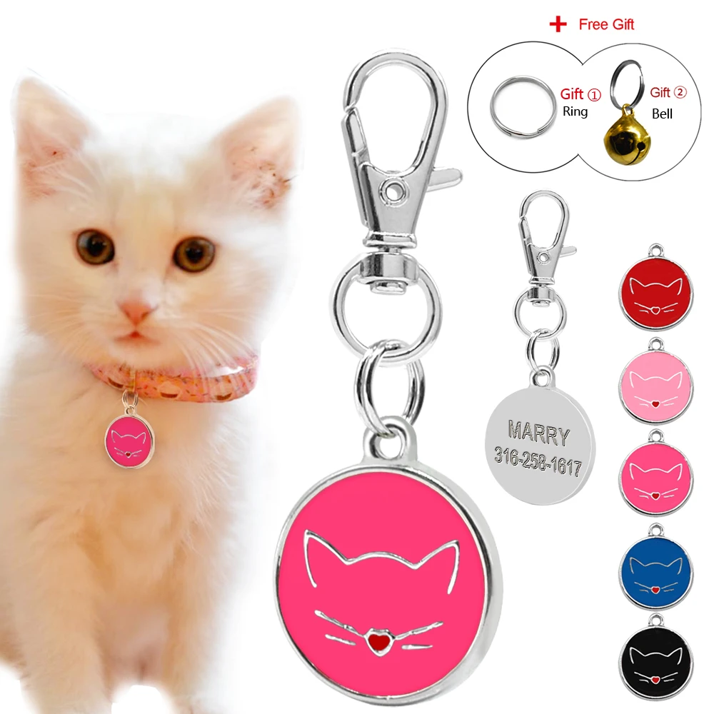 Personalized Dog Cat ID Tags Dog Cat Accessories Custom Cats Kittten Puppy Name Tag Phone No. Free Bell Gift
Personalized Dog Cat ID Tags Dog Cat Accessories Custom Cats Kittten Puppy Name Tag Phone No. Free Bell Gift