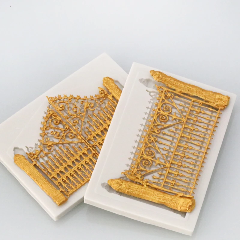 2Pcs/Set European Retro Fence Silicone Mold Cake Border Fondant Cake Decorating Tools Candy Chocolate Gumpaste Moulds FM1273
2Pcs/Set European Retro Fence Silicone Mold Cake Border Fondant Cake Decorating Tools Candy Chocolate Gumpaste Moulds FM1273