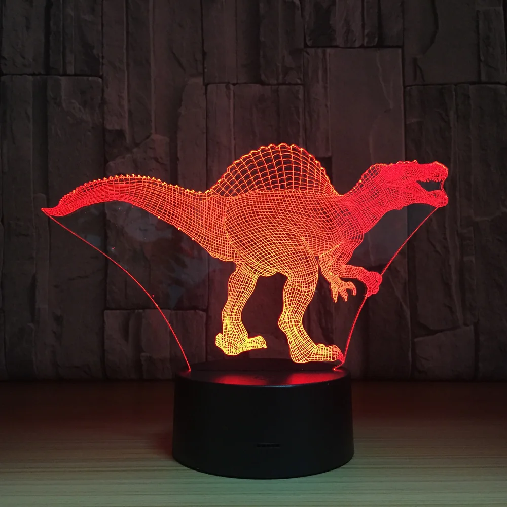 Dinosaurs LED Lamp USB 3D Lamp 7 Colors Touch Remote Sensor Bedroom Lights Atmosphere Decoration Lighting Novelty Gifts for Kids
Dinosaurs LED Lamp USB 3D Lamp 7 Colors Touch Remote Sensor Bedroom Lights Atmosphere Decoration Lighting Novelty Gifts for Kids