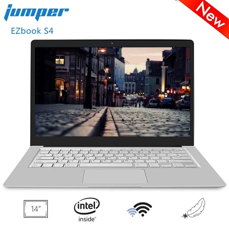 Jumper EZbook S4 14 дюймовый ноутбук Windows 10 Intel J3160 четырехъядерный 1 6 ГГц 8 ГБ ОЗУ 256 SSD Lightweght