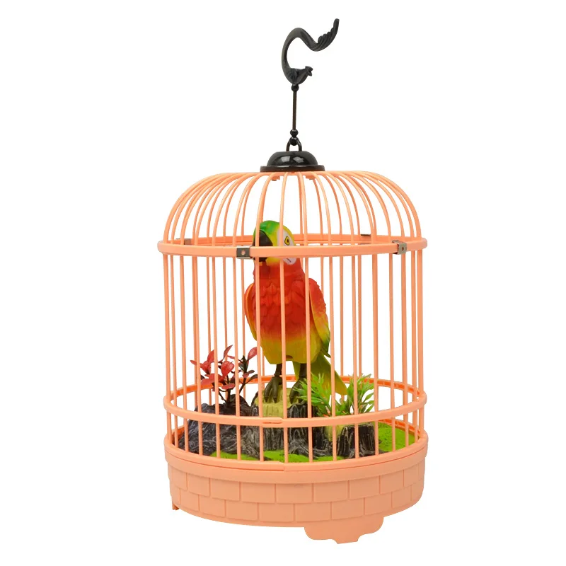 Quality Goods Beautiful Birds Induction Electric Toy Voice Control Bird Children Parrot Cage Kids Pop Birthday Gifts
Quality Goods Beautiful Birds Induction Electric Toy Voice Control Bird Children Parrot Cage Kids Pop Birthday Gifts
