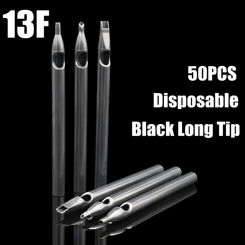 50PCS Black Tattoo Long Tips 13FT Disposable Plastic Long Tattoo Tips Nozzle Tube 13F For Tattoo Supplies Free Shipping
50PCS Black Tattoo Long Tips 13FT Disposable Plastic Long Tattoo Tips Nozzle Tube 13F For Tattoo Supplies Free Shipping