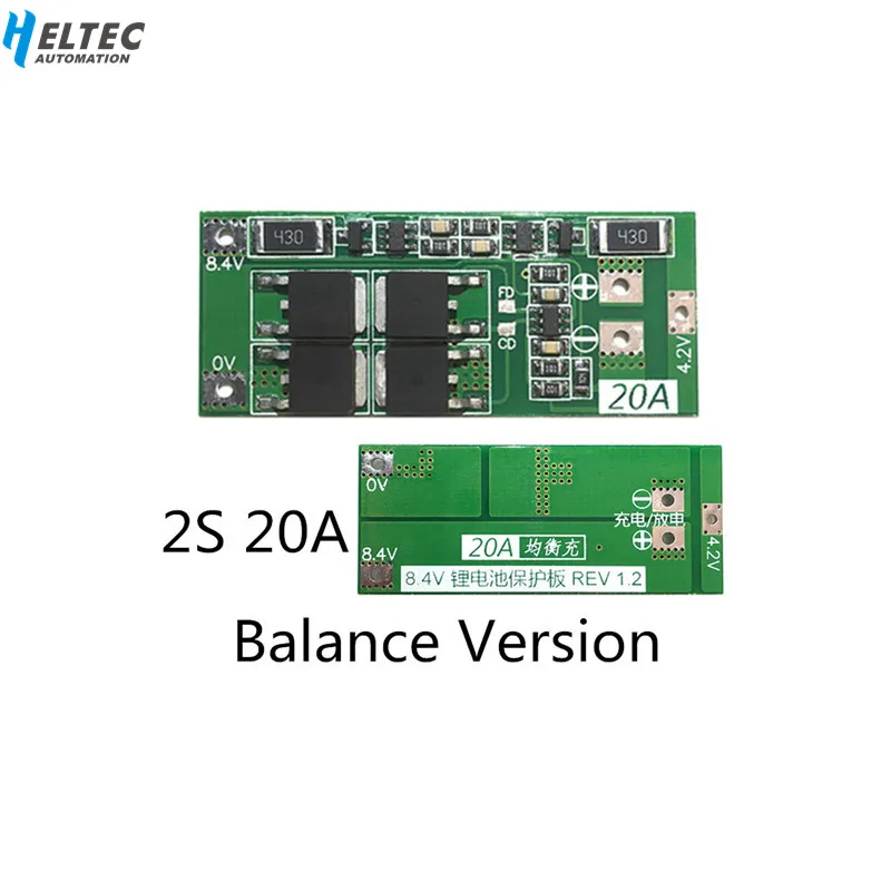 Balance Version BMS 2S 20A 7.4V 8.4V 18650 BM Lithium battery protection board/BMS board
Balance Version BMS 2S 20A 7.4V 8.4V 18650 BM Lithium battery protection board/BMS board