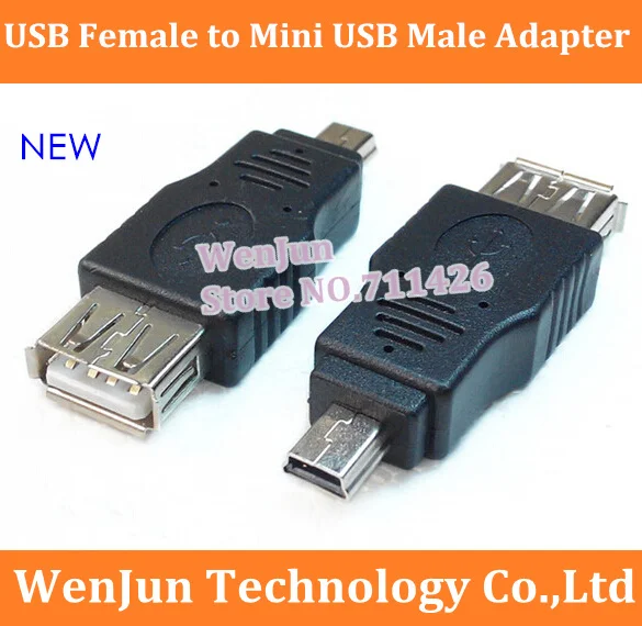 Free Shipping USB Female to mini USB Male Adapter Converter form factory USB to Mini 5pin adapter
Free Shipping USB Female to mini USB Male Adapter Converter form factory USB to Mini 5pin adapter